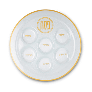 צלחת פסח זכוכית עם הדפסה 40 ס_מ UK82601